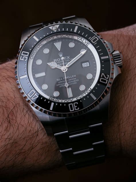 rolex deep sea black dial